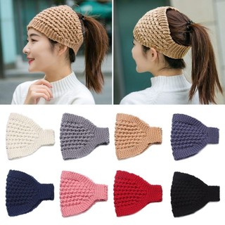 Women Warmers Knitted Headbands Soft Stretch Turban Pineapple Crochet Head Wraps Scarf For Girls