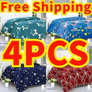 Bedsheet Polycotton Makapal Free Shipping Queen Size King Double Thin Bedsheet 180*220cm COD Cotton