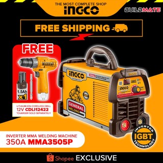 Buildmate x INGCO Portable Inverter Welding Machine IGBT ARC MMA Mini Welder IPT