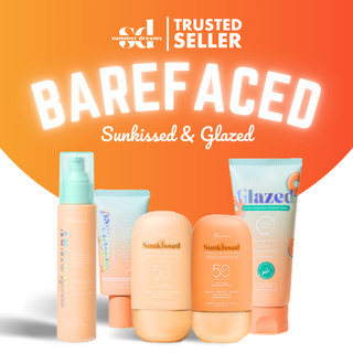 BAREFACED Sunkissed Tinted Sunscreen SPF 50 PA+++ Broad Spectrum Protection, Lightweight, Non-Greasy