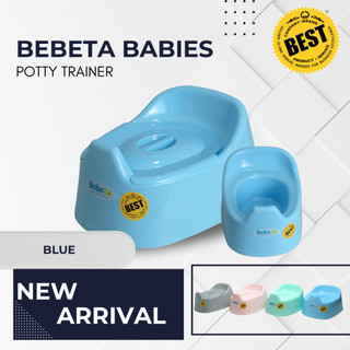 Bebeta Baby Potty Trainer w/Cover, Blue/Green/Gray/Pink