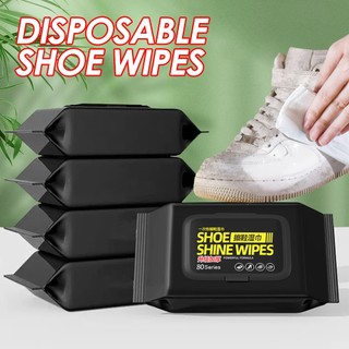 【80 Pcs】Wipes For Shoes Disposable Shoe Cleaner Wipes Gentle Quick Cleaning Shoes Wipes No-Wash Wipe