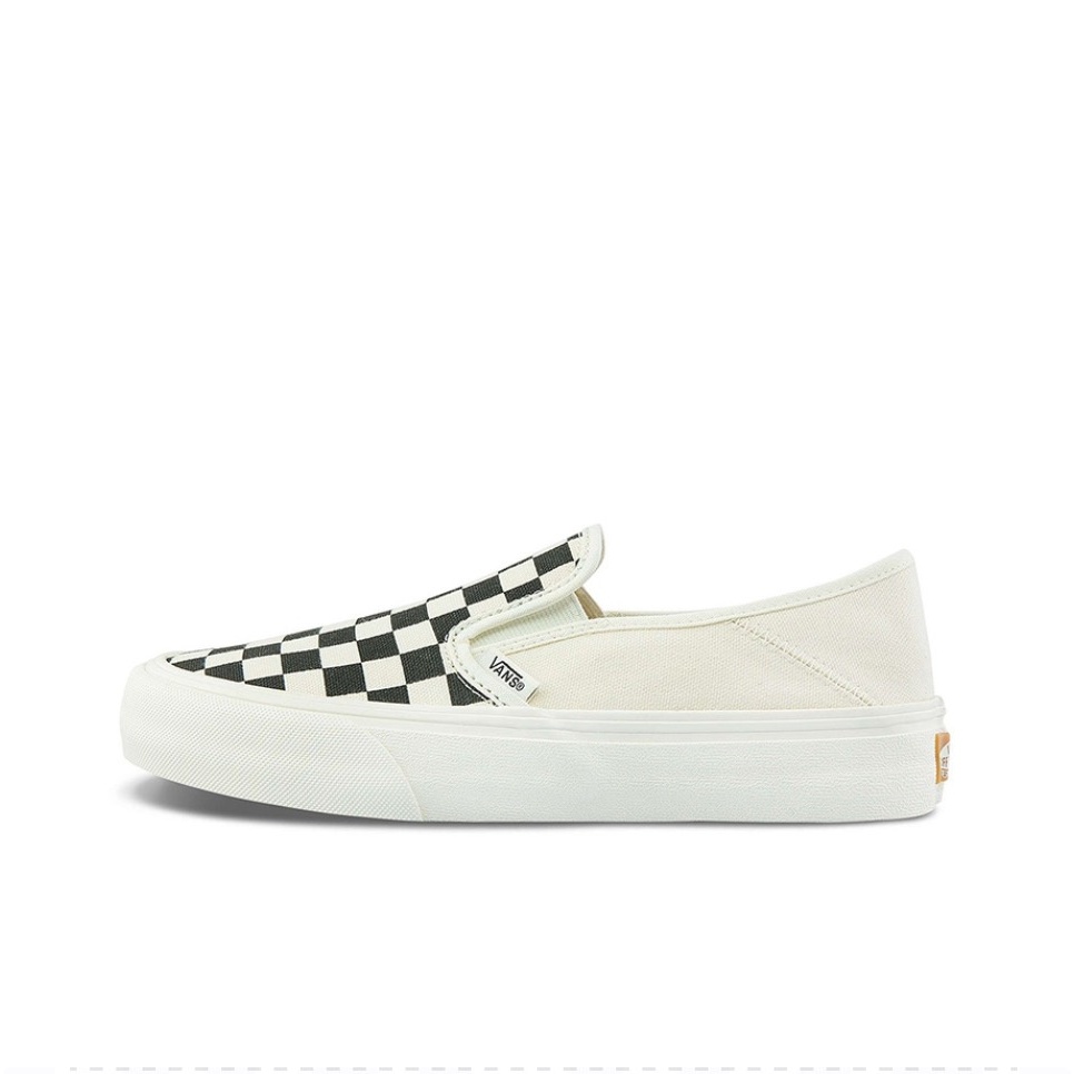 【100%Original】Vans Slip-On Women&Men Canvas Sneakers Low Top Black White VN0A3MVD42E