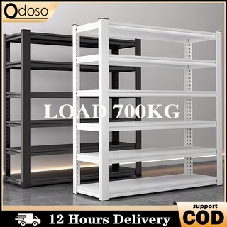 Boltless Steel rack 6 Layers Adjustable Height  waterproof Organizer Metal Storage Shelves Grocer