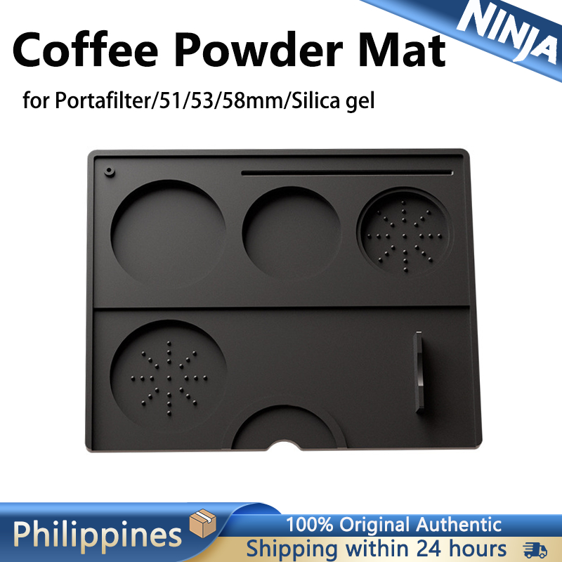 Ninja Non-Slip Storage Pad Silicone Coffee Powder Mat & Pads Coffee Tamper Mat Espresso Accessories