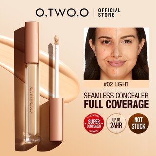 O.TWO.O Lightweight & Seamless Concealer Full Coverage Cover Dark Circles Brighten Natural 4 Colors