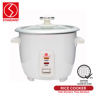 Standard Rice Cooker Heavy Duty w/ Glass Cover SRG 0.6L, 1.0L, 1.8L, 2.2L