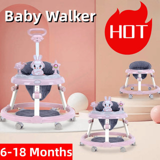Safety Foldable Baby Walker With Music For 6-18 Months