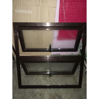 awning window 80cm H x 80 cm w (double panel)