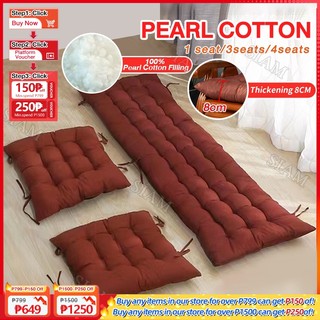 Thickened Chair Cushion Sofa Cushion Soft Pearl Cotton Mat Folding Recliner Cushion Bed Mattress