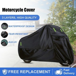3 Layers Motorcycle Cover Dust UV Outdoor Protection Motor Cover Motorbike Cover All Season Universa
