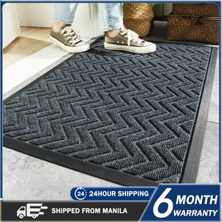 Entrance welcome ront floor mat rubber non-slip rub-resistant household door mat Water Absorption
