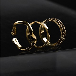 Burvon The Classic Collection Rings (Minimal, Statement & Chunky Jewelry)