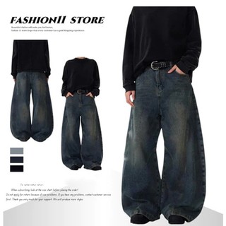 MPJ Men's Baggy Jeans- Vintage Denim Pants Street Loose Jeans