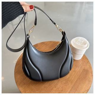 Mumu 8010 Cute Women Shoulder Kili Kili Bag PU Leather Half Moon Bags For Students Woman