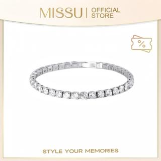 Missu 4MM Royalty Tennis Bling Bracelet for Men/Women Trendy HipHop Jewelry Accessories #BR034