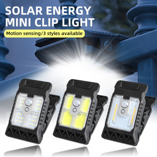 Solar Garden Light Home Garden Lighting Human Sensor Multifunctional Open Air Outdoor Clip Lights