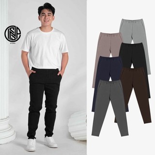 INSPI Trouser Pants for Men with Pockets and Drawstring Stretchable Trousers Pant for Women Pantalon