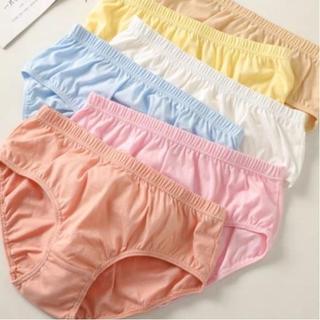 bemy 6/12PCS Panty Underwear plain style for Ladies stretch (Random Colors) Womenswear Comfort Lady