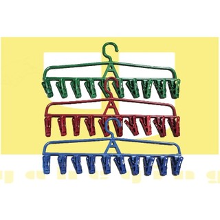 3/6/9Pcs hanger with clip, male and female adult children's plastic hanger hanger clip
