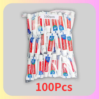 100Pcs Toothpaste Hotel Supplies Toothpaste Mini Tube Travel Disposable Toothpaste 3g/5g