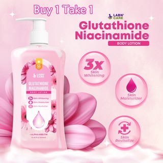 (Buy 1 Take 1)Labn' Care Glutathione Niacinamide Body Lotion 500ml With SPF50 PA++ 3X Skin Whitening