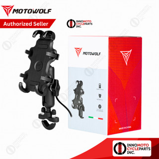 Motowolf New V5 Cell Phone Holder MDL2830 Handle/Mirror Mount - Motorcycle