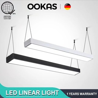 OOKAS 28/36/48W Modern Led Linear Light Office Lights Chandelier Pendant Light Ceiling Light