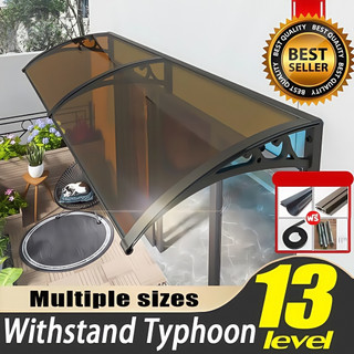 【FREE shipping】Heavy-duty Awning Canopy with Bracket Frame Outdoor Waterproof Sun Shelter