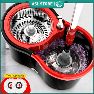 ASL Magic Tornado 360° Spin Mop With Spinner Map Floor Cleaning Heavy Duty Floor Mop With Squeezer