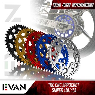 EVAN SHOP TRC 42T SPROCKET CNC FOR YAMAHA SNIPER 150/155 MOTORCYCLE