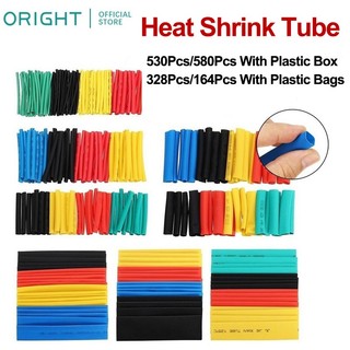 Oright 328PCS Insulation Heat Shrink Tube Assortment Wire Cable Sleeve Kit heat shrink tube Repair