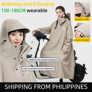 Thickened Waterproof Motorcycle RainCoat For Men  Lengthened Durable Poncho Riding Makapal Kapote