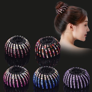 LUCKIN MART Retractable Hair Pins Clips Pumpkin Claw Girls Headwear Multicolor
