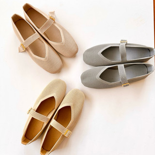 NEW✨ MILAN Official Via Mary Janes Knitted Doll Shoes Comfy Everyday Wear