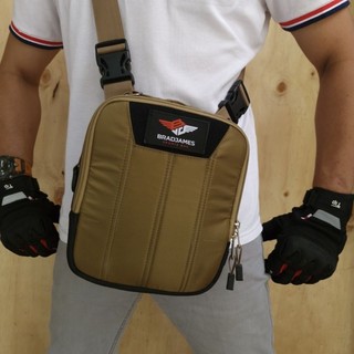 (BRADJAMES)SLING BAG FOR MEN WITH QUICK RELEASED