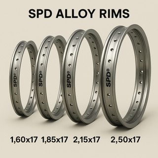 AUTHENTIC SPD QUALITY RIM  1.60x17,2.50x17,18.5x17,3.00x17 alloy (PER PIECE)