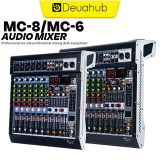 Deuahub Mc6/Mc8 Professional Audio Mixer 6/8 Na Channel Na Stereo Output/Bluetooth/USB/MP3
