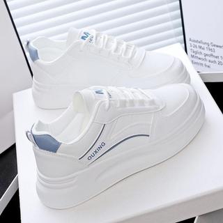 Ready stock, 24 hours delivery Women's Sports Shoes White shoes Korean style women's shoes
