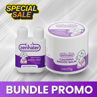 BUNDLE PROMO -  Zenhaler Anxiety Relief and Calming Hagod Balm