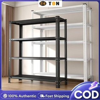 【Load-bearing】Metal Rack Organizer layer Steel Self Heavy Duty Adjustable Steel Rack Storage Shelves