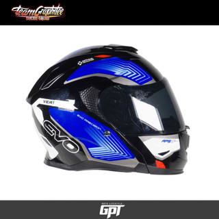 EVO HELMET VXR5000 VERTEX DUAL VISOR (MODULAR)  W/ FREE CLEAR LENS