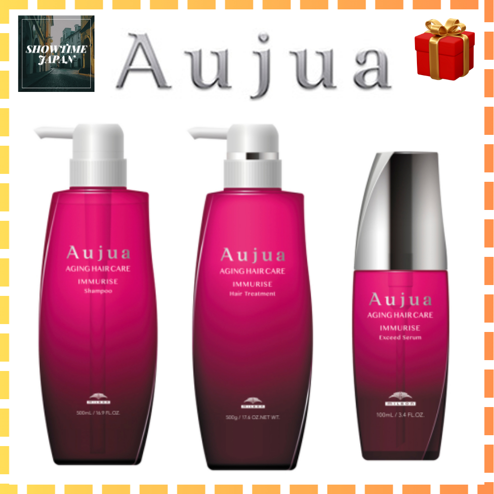 Milbon Aujua Immurise Shampoo / Treatment / Exceed Serum