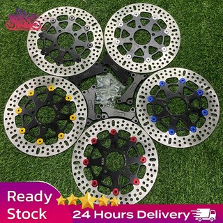 BIG DISC 260MM 4HOLES W/bracket FOR CLICK 125,CLICK 150, BEAT/BEAT FI 4HOLES