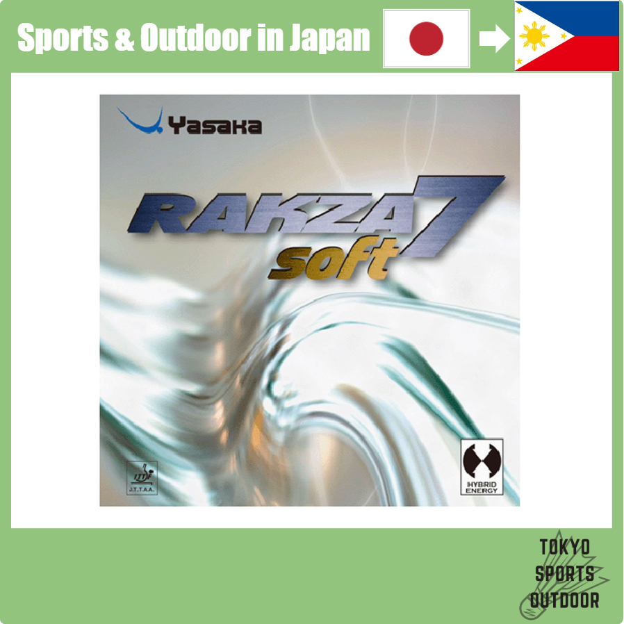 【Japan Quality】Yasaka (YASAKA) Table Tennis Rubber Rakza 7 Soft B-77 20 Medium Thickness Yasaka (YAS