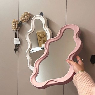 Ins Cloud Makeup Mirror Wall-mounted Bathroom Mirror Decorative Mirror Funky Desktop Dressing Mirror