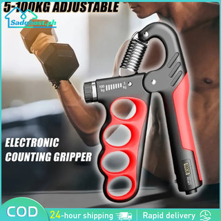 R Type hand Grip Professional Hand Strength Wrist Arm Muscle Adjustable Countable gripper 5-100 KG