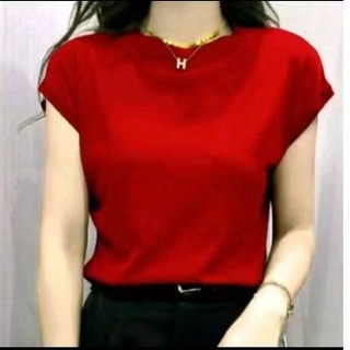 LorielleFashion Korean Round Neck Short Sleeve