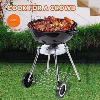 Charcoal Grill Portable Griller 17 inches Outdoor Camping BBQ with High Quality Outdoor Barbecue
