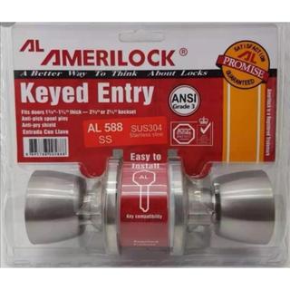 AMERILOCK AL588 587 LATCH  DOOR LOCK DOOR KNOB SS/AB/GOLD